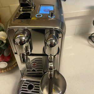 Breville Nespresso Nespresso Creatista Plus Coffee Espresso Machine, Brushed